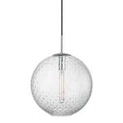 Hudson Valley - 2015-PC-CL - One Light Pendant - Rousseau - Polished Chrome