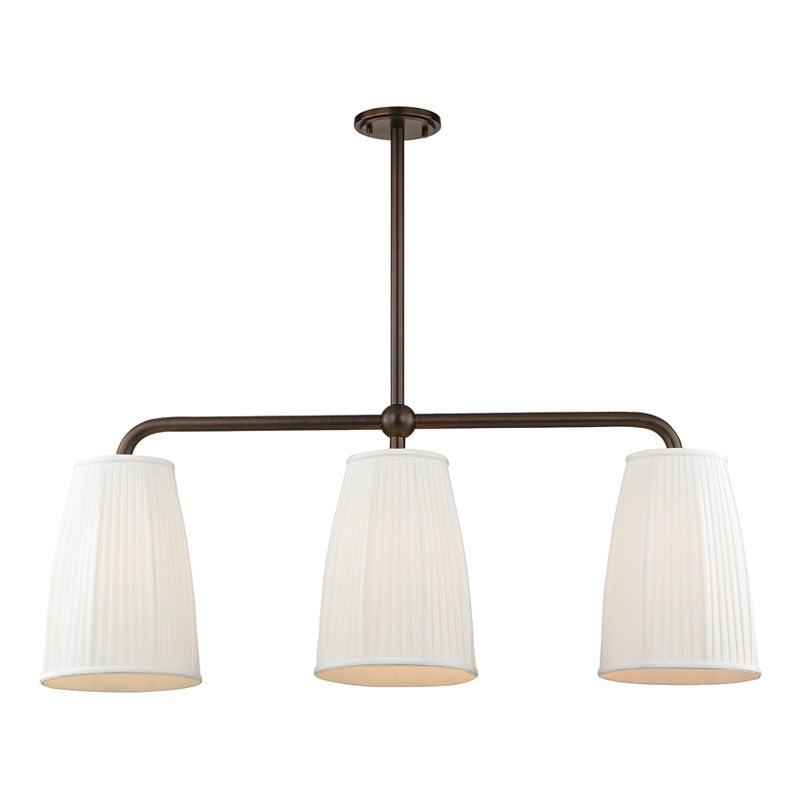 Hudson Valley - 6063-DB - Three Light Island Pendant - Malden - Distressed Bronze