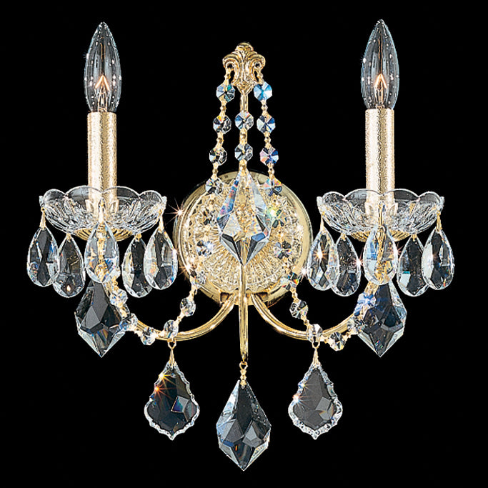 Schonbek - 1702-211 - Two Light Wall Sconce - Century - Aurelia