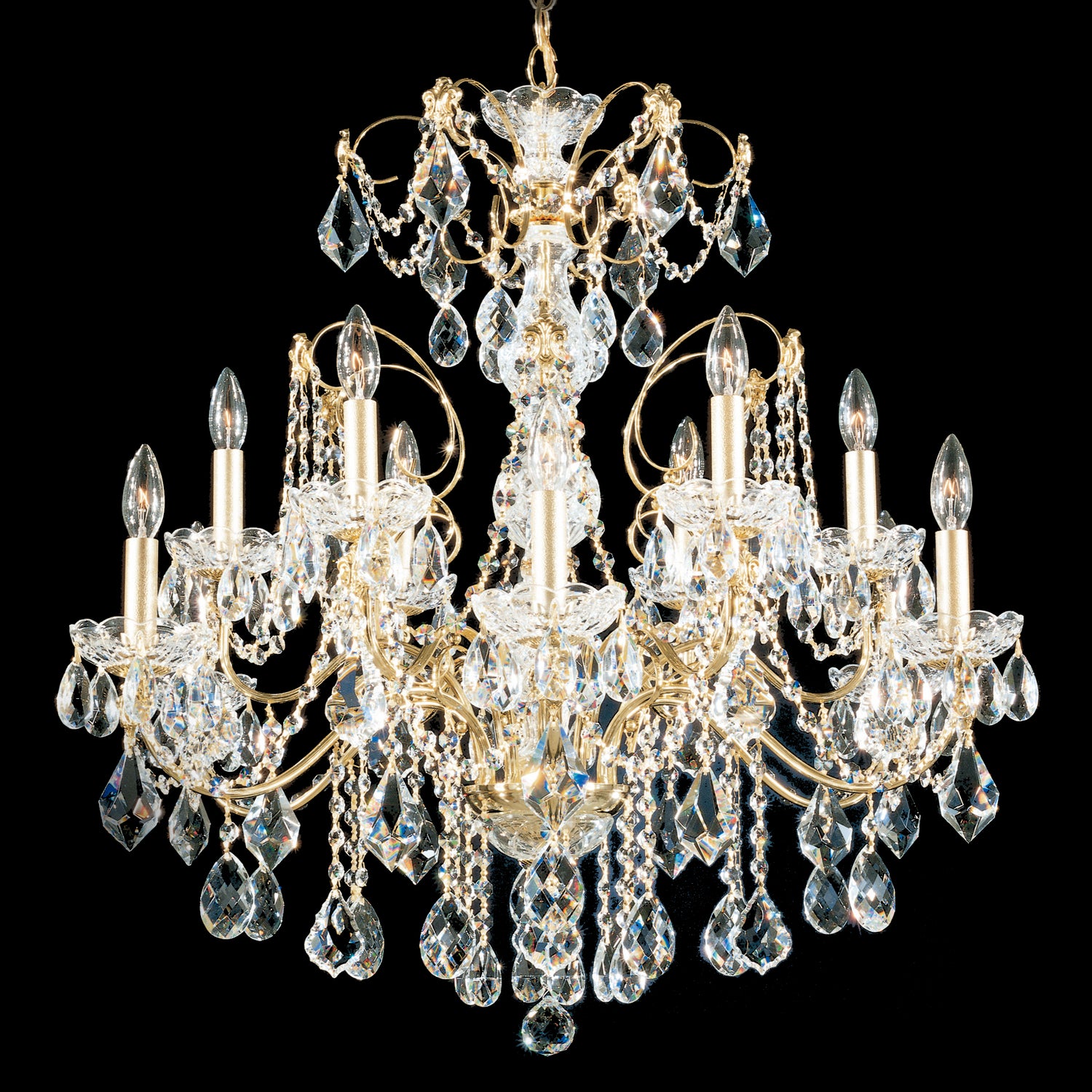 Schonbek - 1712-211 - 12 Light Chandelier - Century - Aurelia