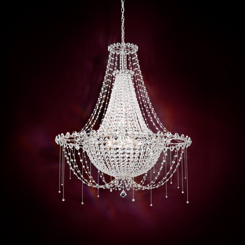 Schonbek - CM8334N-401A - Eight Light Chandelier - Chrysalita - Stainless Steel