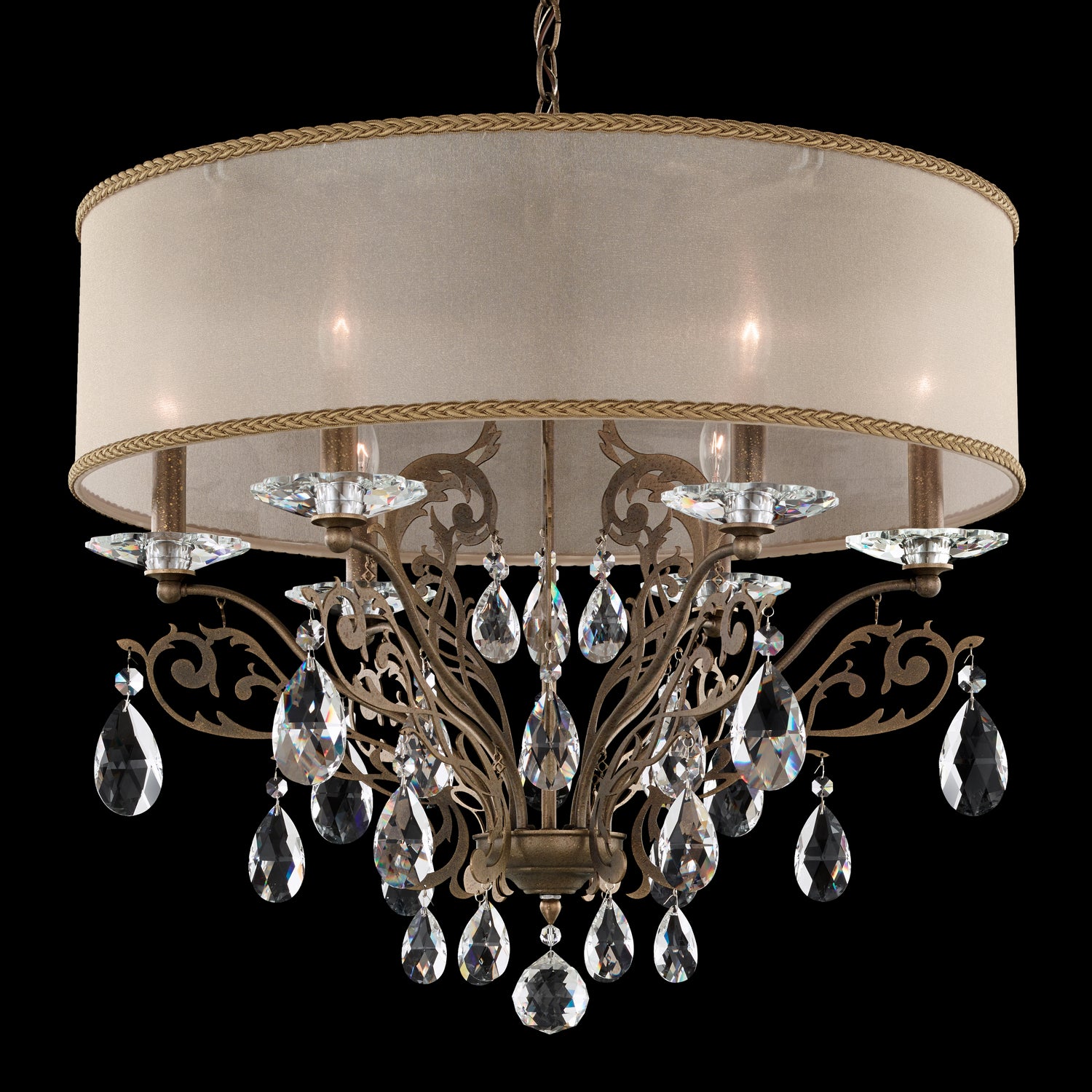Schonbek - FE7066N-23H2 - Six Light Chandelier - Filigrae - Etruscan Gold