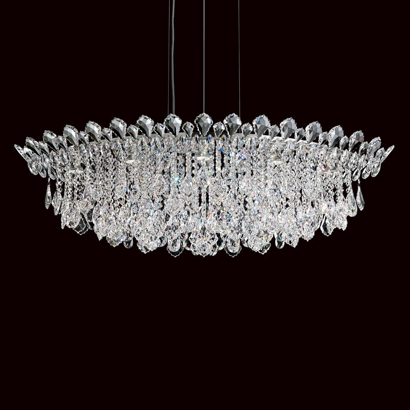 Schonbek - TR4811N-401H - Eight Light Pendant - Trilliane Strands - Polished Stainless Steel