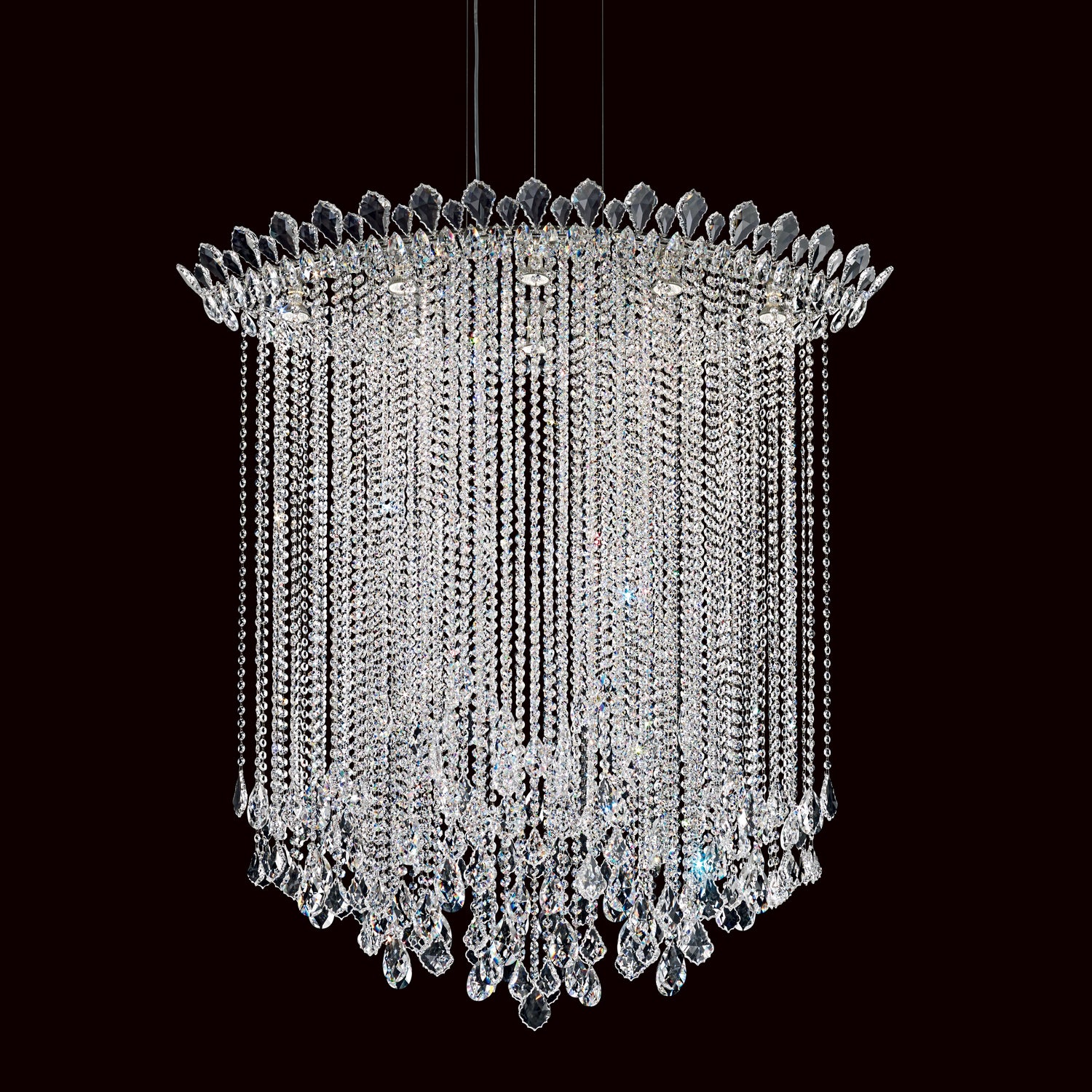 Schonbek - TR4813N-401H - Eight Light Pendant - Trilliane Strands - Polished Stainless Steel
