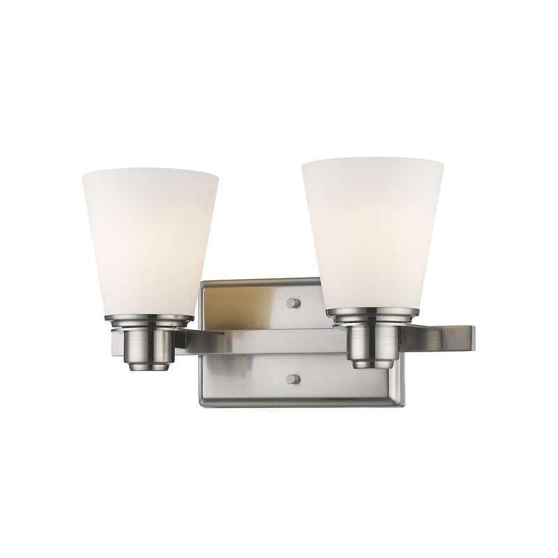 Z-Lite - 7001-2V-BN - Two Light Vanity - Kayla - Brushed Nickel