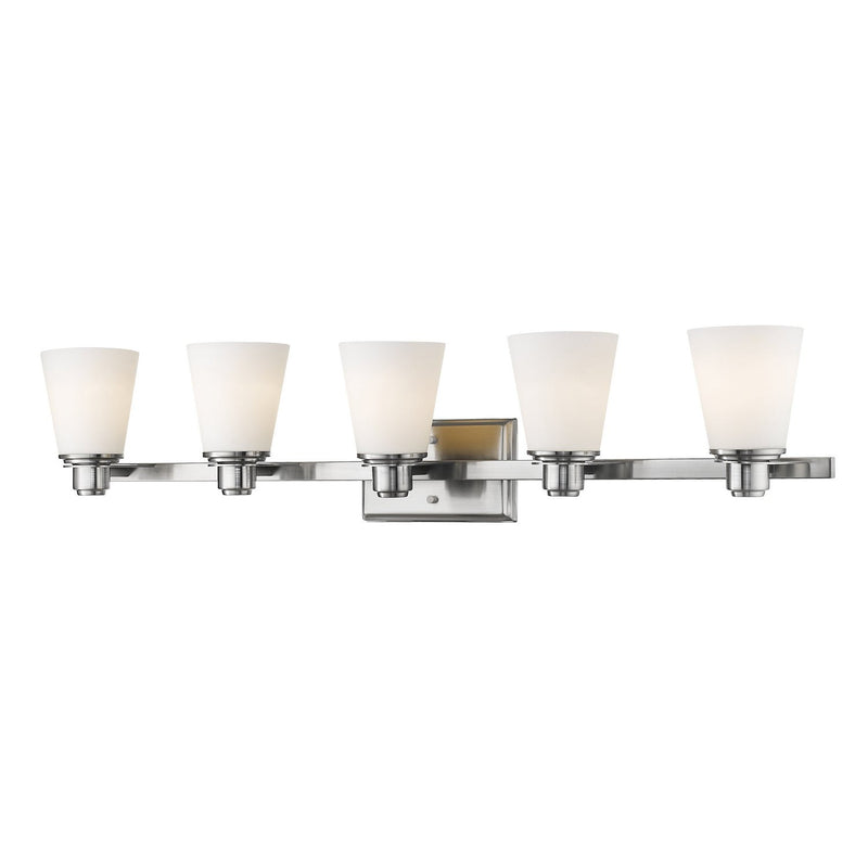 Z-Lite - 7001-5V-BN - Five Light Vanity - Kayla - Brushed Nickel