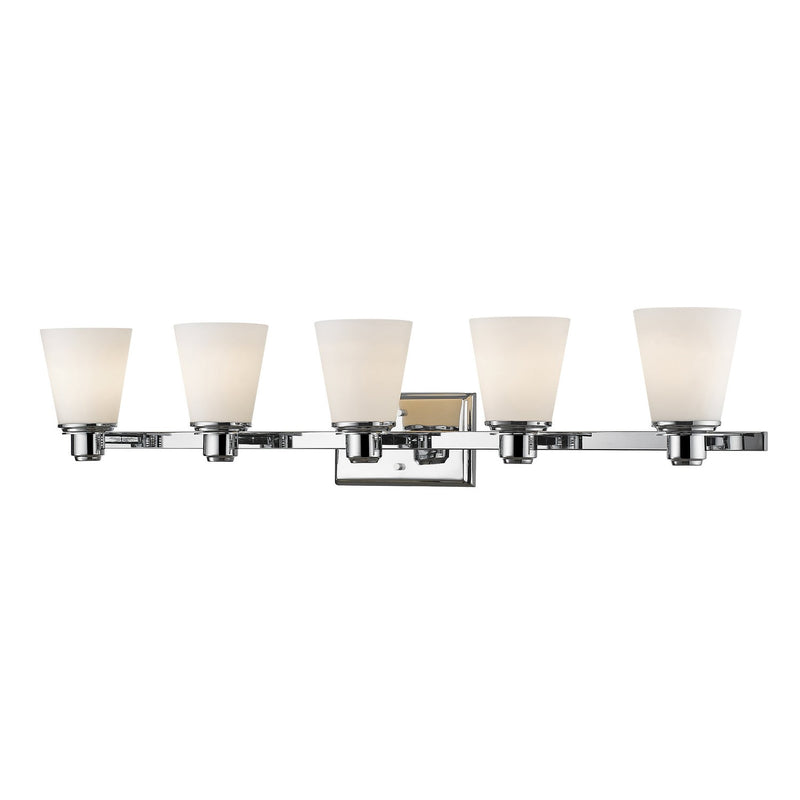 Z-Lite - 7001-5V-CH - Five Light Vanity - Kayla - Chrome