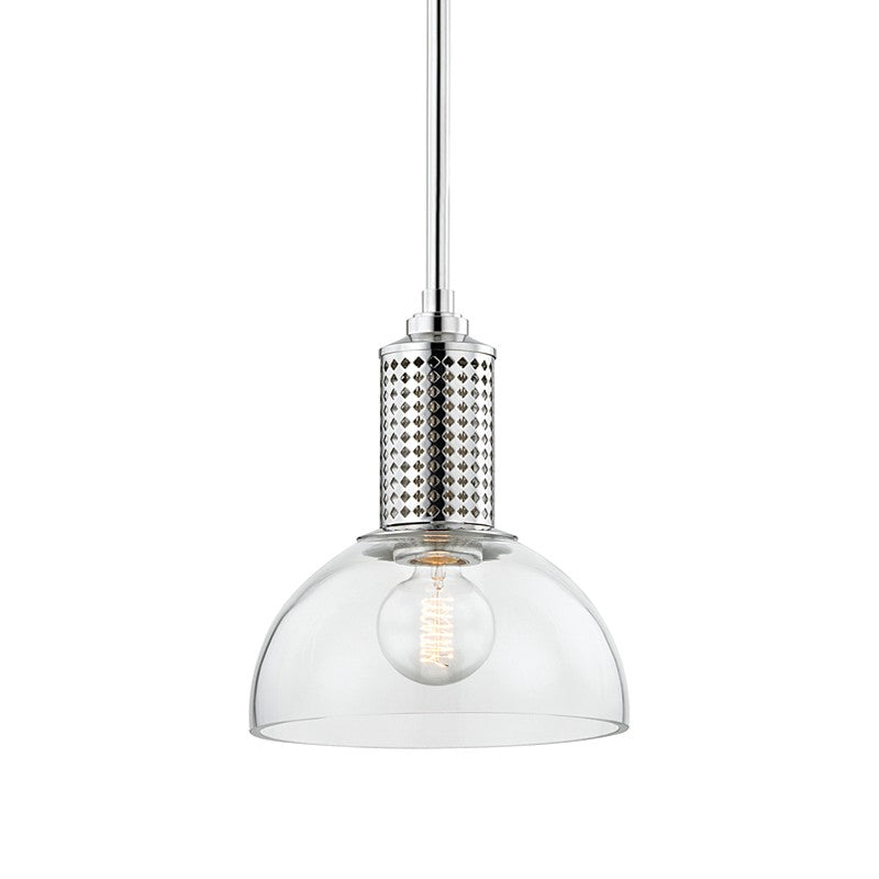 Hudson Valley - 7210-PN - One Light Pendant - Halcyon - Polished Nickel