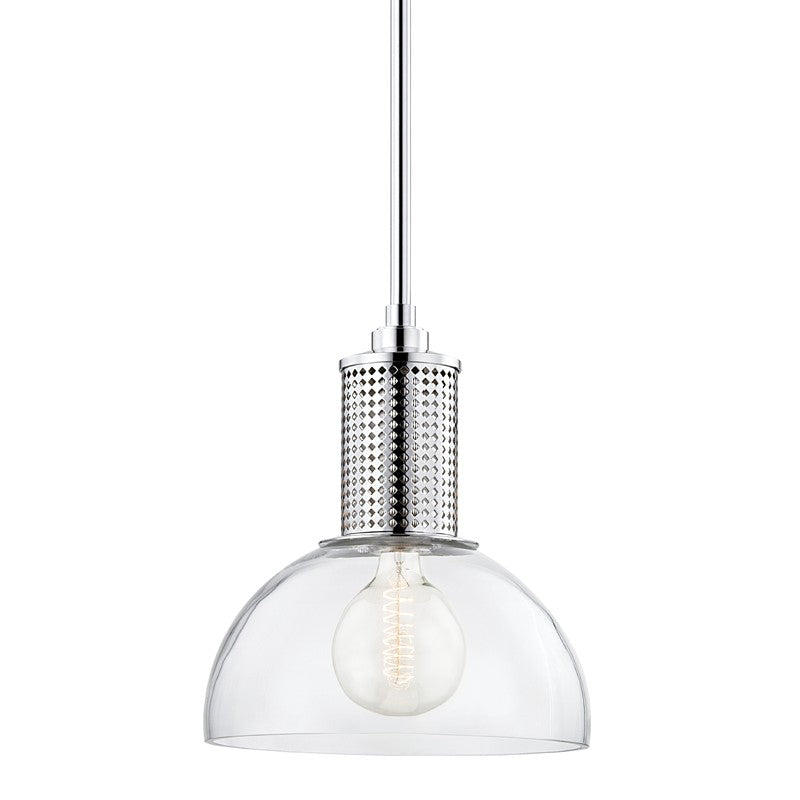 Hudson Valley - 7214-PN - One Light Pendant - Halcyon - Polished Nickel