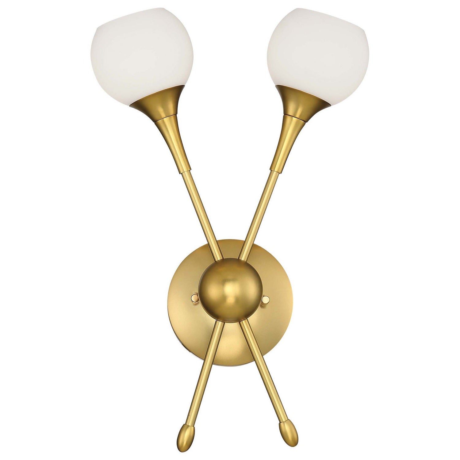 George Kovacs - P1802-248 - Two Light Wall Sconce - Pontil - Honey Gold