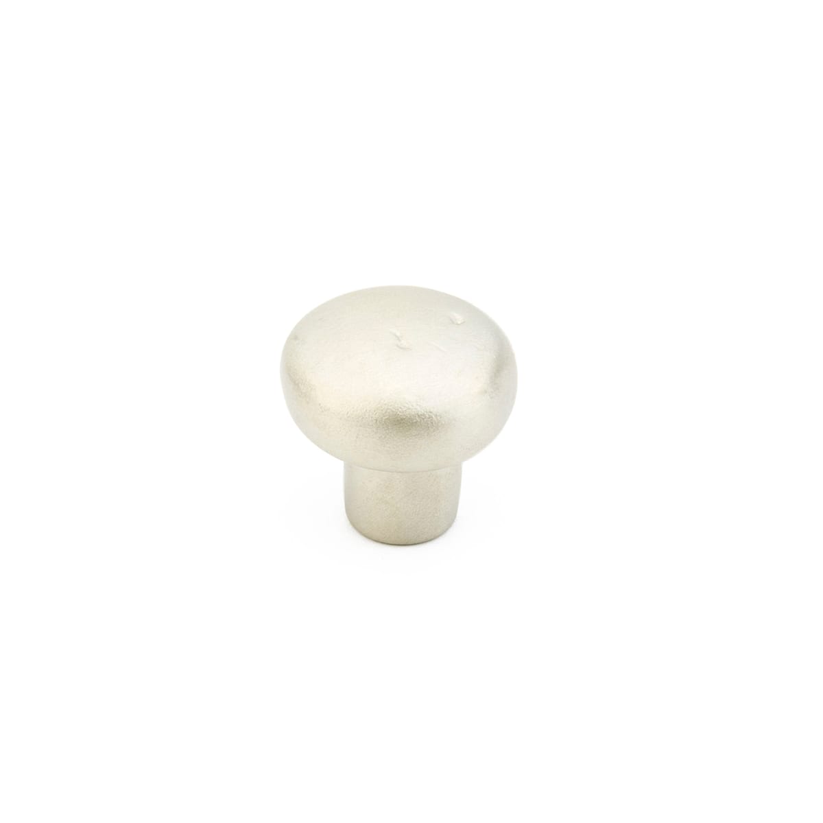 Schaub and Company - 772-AS - Mountain 1-3/8" Rustic Vintage Round Ball Solid Bronze Cabinet Knob - Made in Italy in Antique Silver