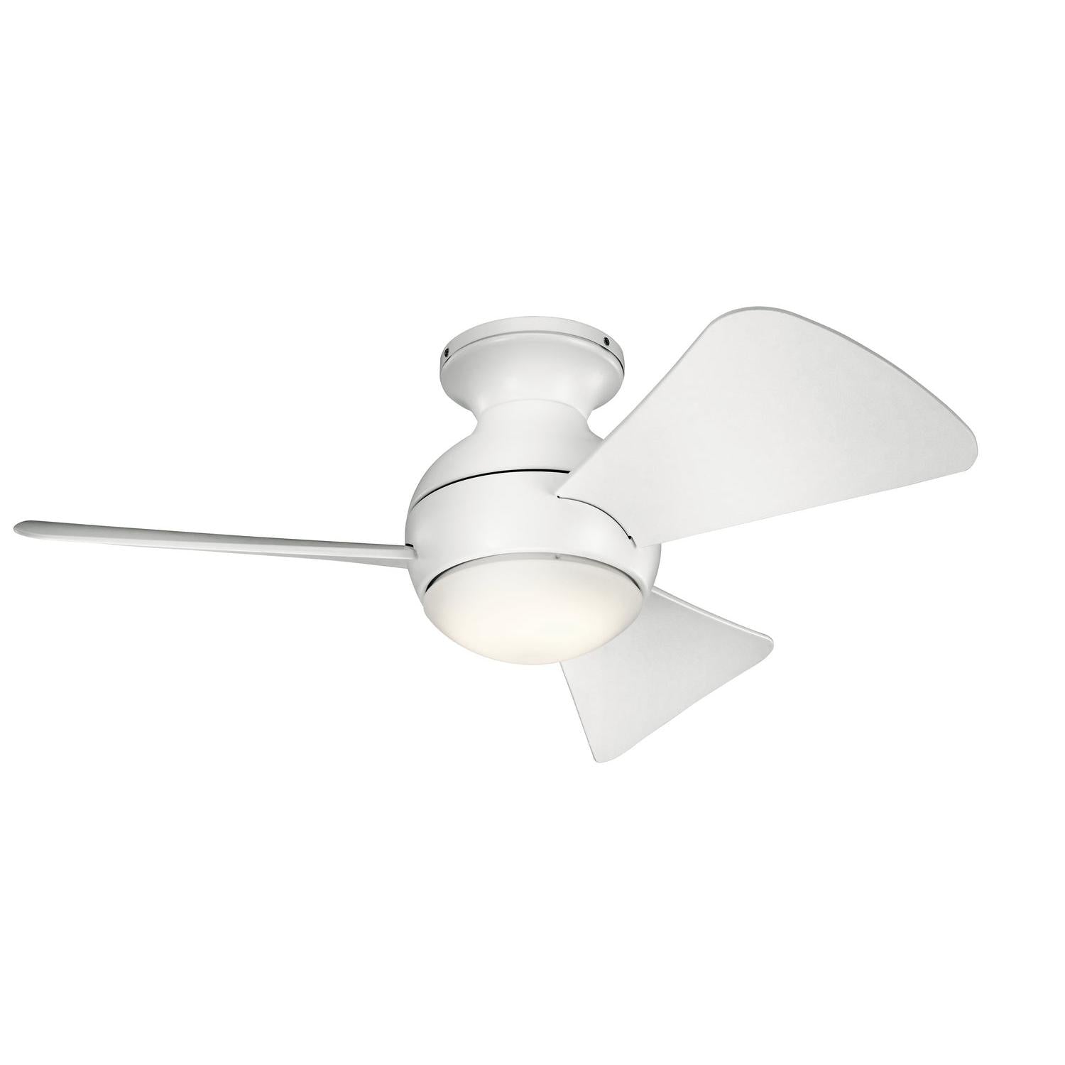 Kichler - 330150MWH - 34"Ceiling Fan - Sola - Matte White