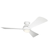 Kichler - 330152MWH - 54"Ceiling Fan - Sola - Matte White