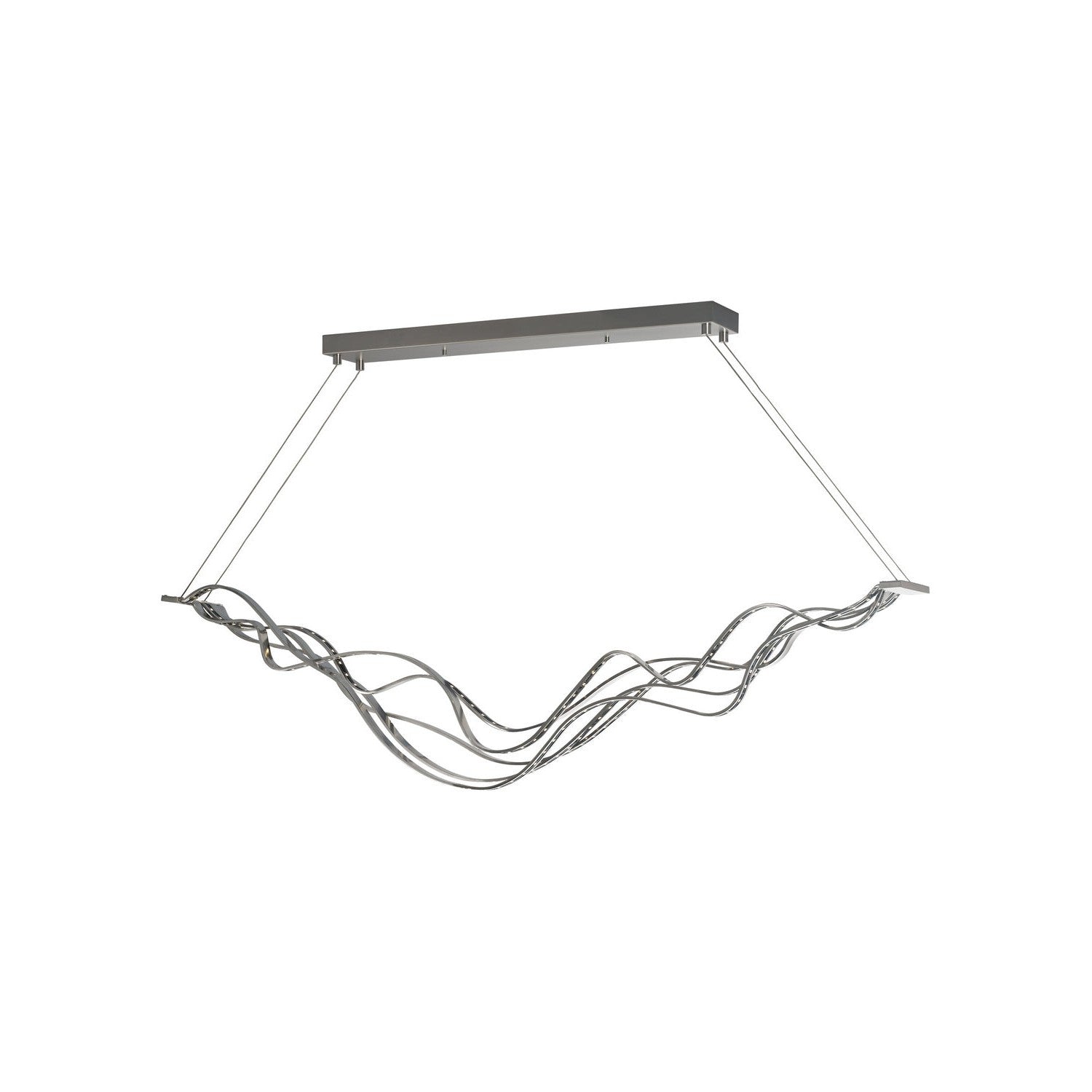 Visual Comfort Modern - 700LSSURGS-LED - LED Linear Suspension - Surge - Satin Nickel