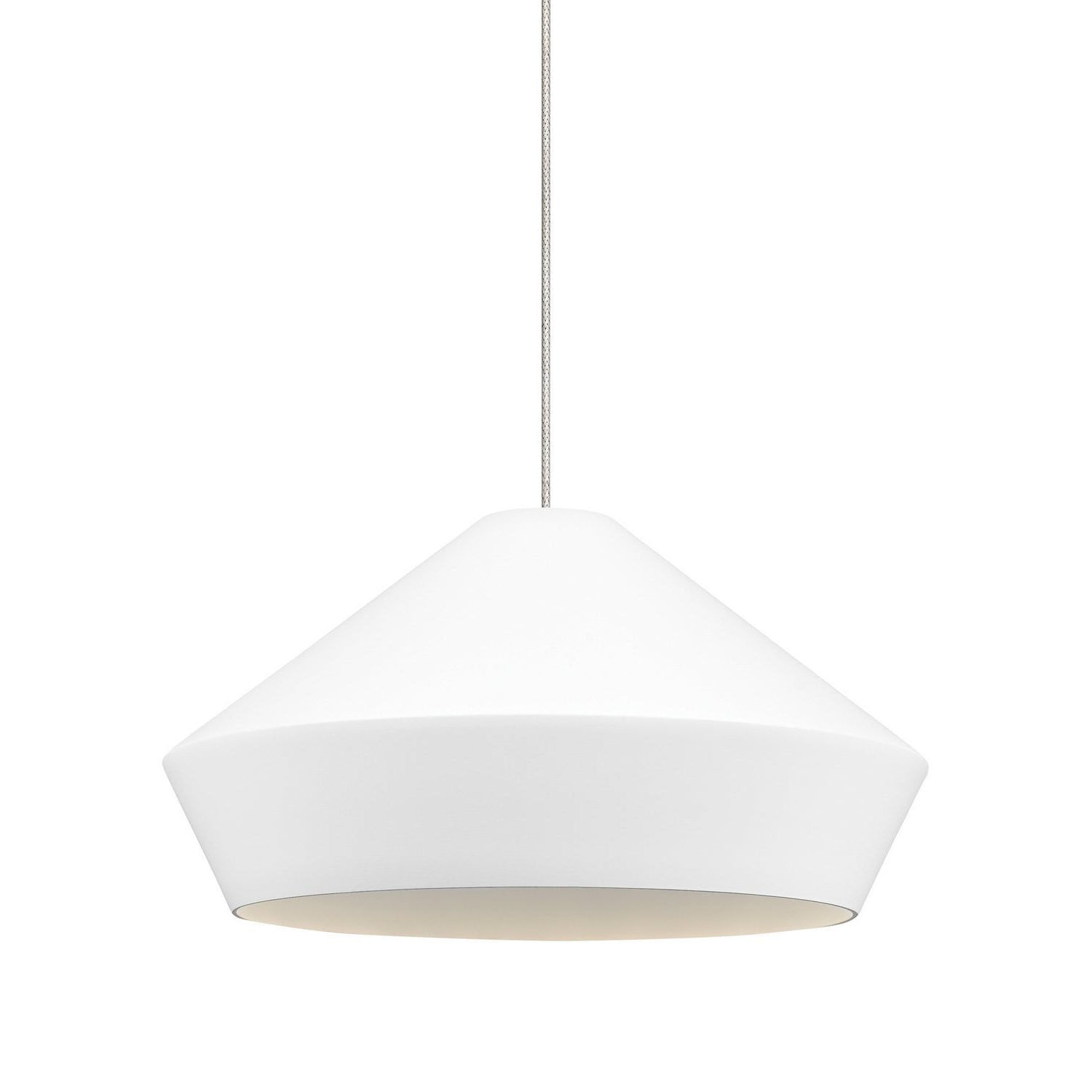 Visual Comfort Modern - 700MOBMLWS - One Light Pendant - Brummel - Satin Nickel