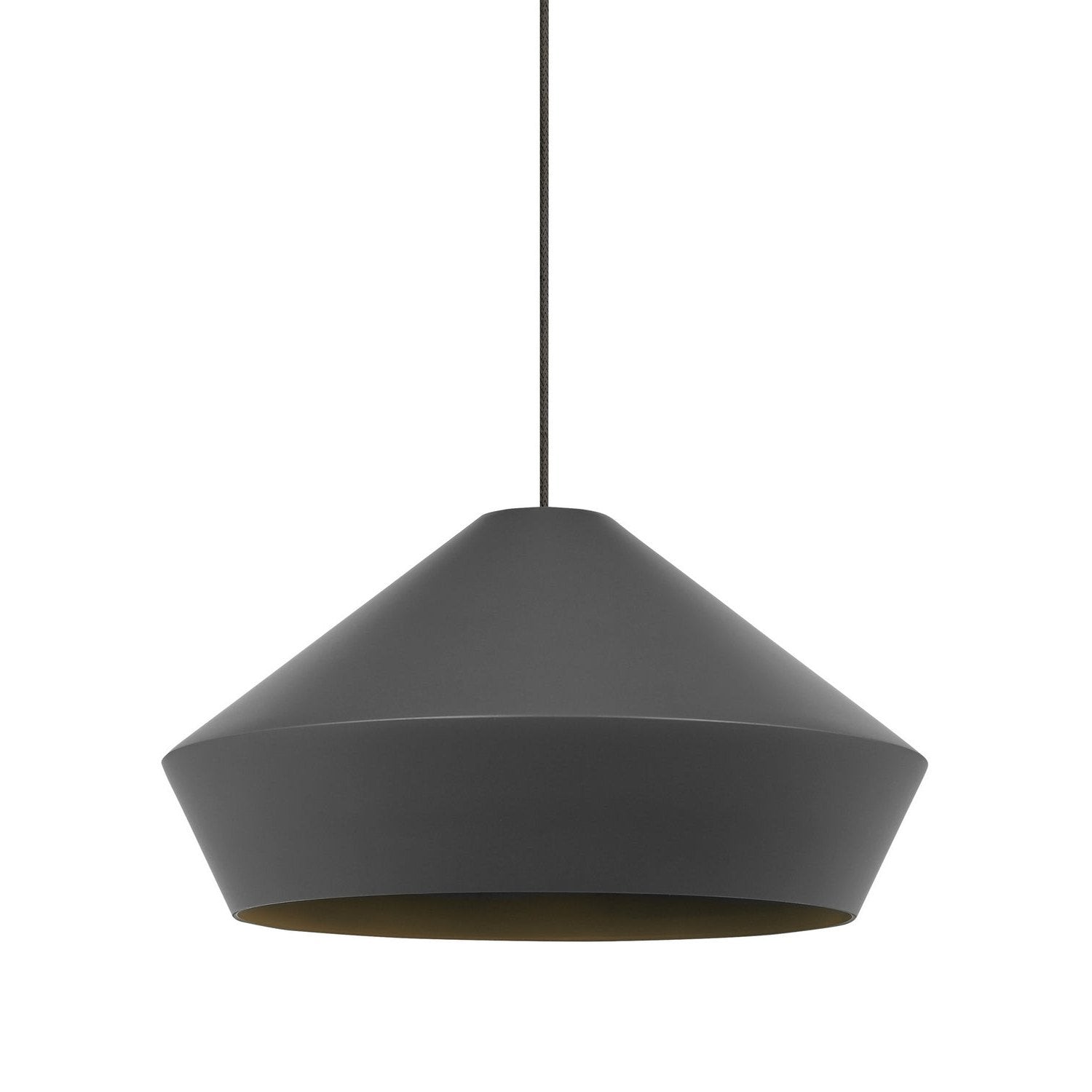 Visual Comfort Modern - 700MOBMLYZ - One Light Pendant - Brummel - Antique Bronze
