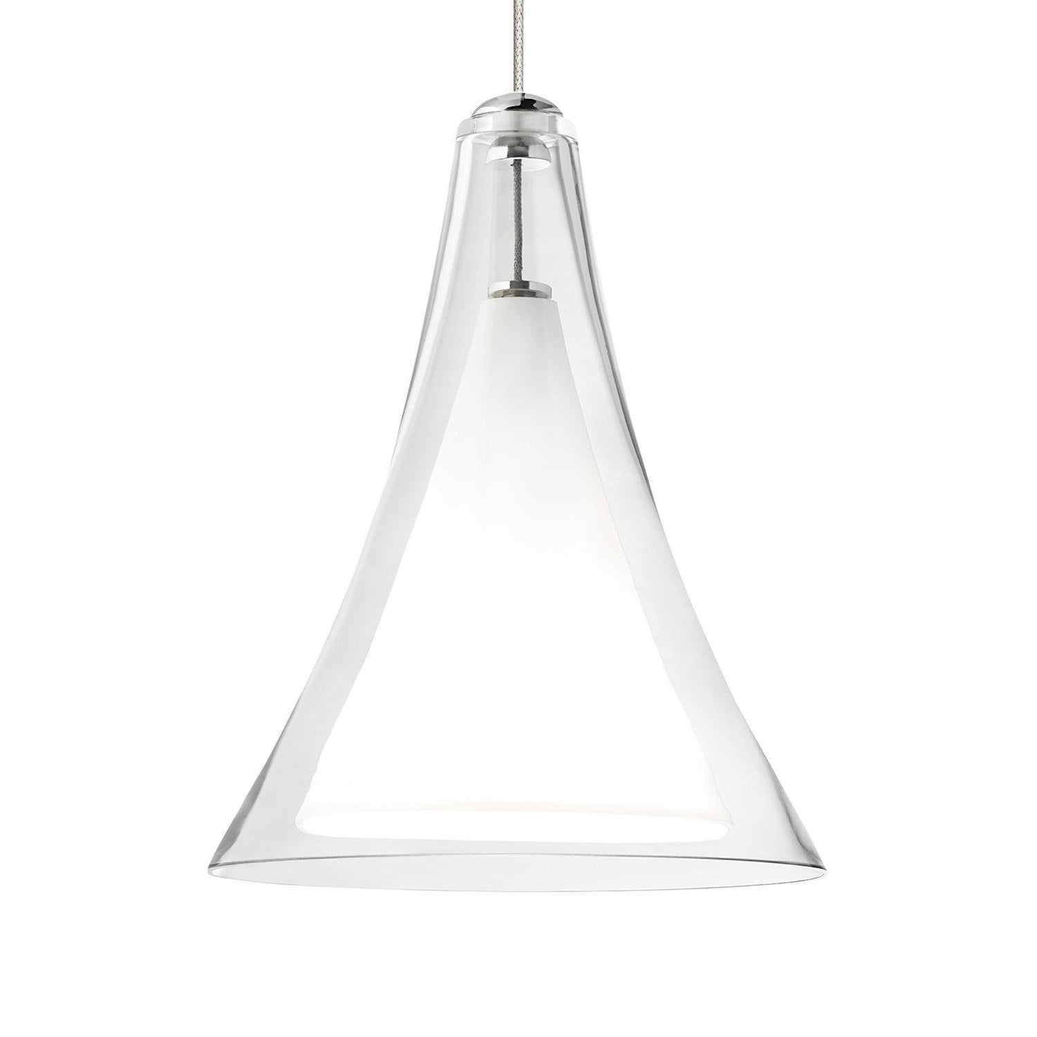 Visual Comfort Modern - 700MPMLPCC - One Light Pendant - Melrose - Chrome