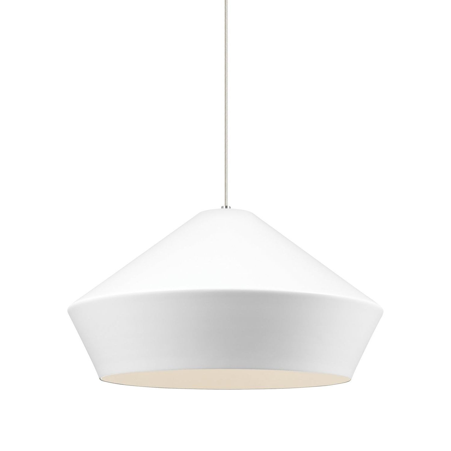 Visual Comfort Modern - 700TDBMLGPWS - One Light Pendant - Brummel - Satin Nickel