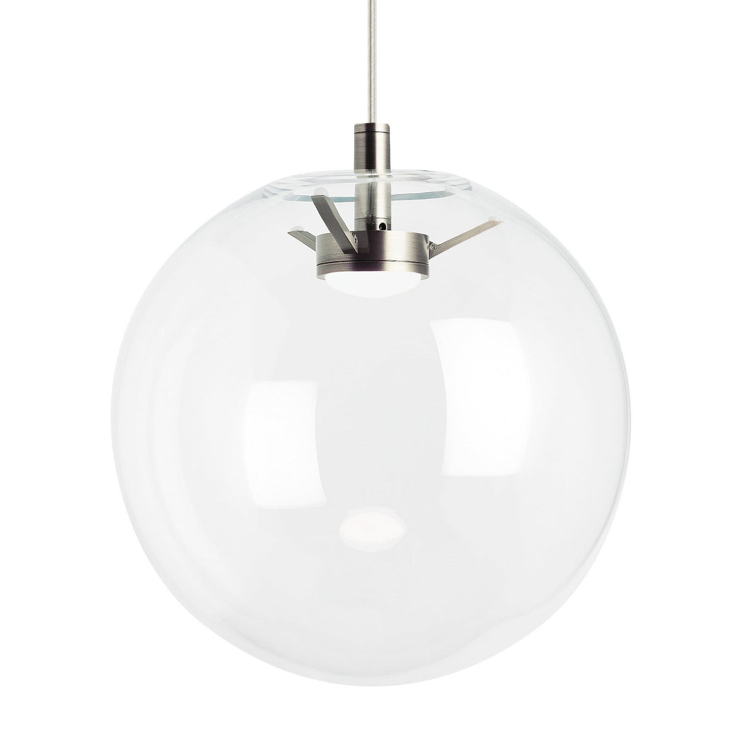 Visual Comfort Modern - 700TDPLNPCS-LEDWD - LED Pendant - Palona - Satin Nickel