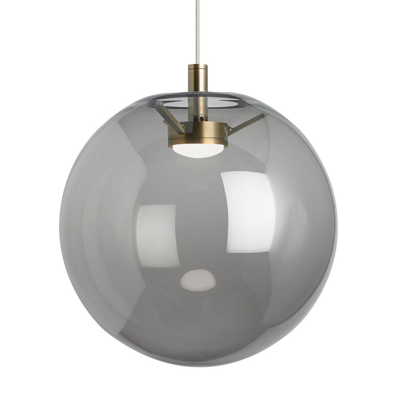 Visual Comfort Modern - 700TDPLNPKR-LEDWD - LED Pendant - Palona - Aged Brass
