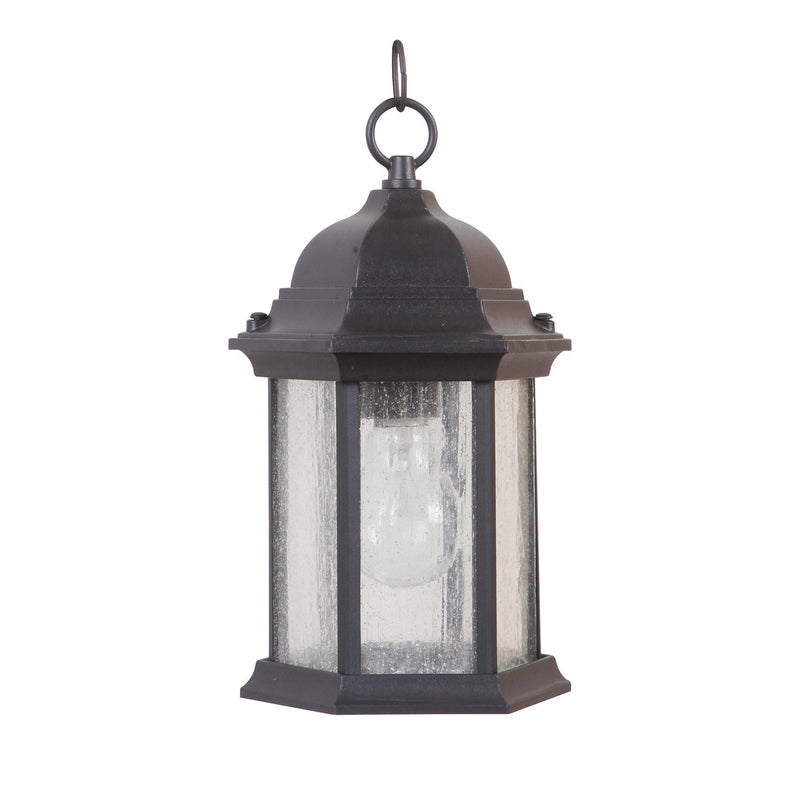 Craftmade - Z291-TB-CS - One Light Pendant - Hex Style Cast - Textured Black
