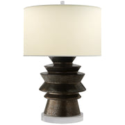 Visual Comfort Signature - CHA 8693CBZ-PL - One Light Table Lamp - Stacked Disk - Crystal Bronze