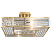 Fine Art Handcrafted Lighting - 811640-2ST - Four Light Semi-Flush Mount - Crystal Enchantment - Gold