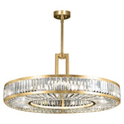 Fine Art Handcrafted Lighting - 812040-2ST - Eight Light Pendant - Crystal Enchantment - Gold