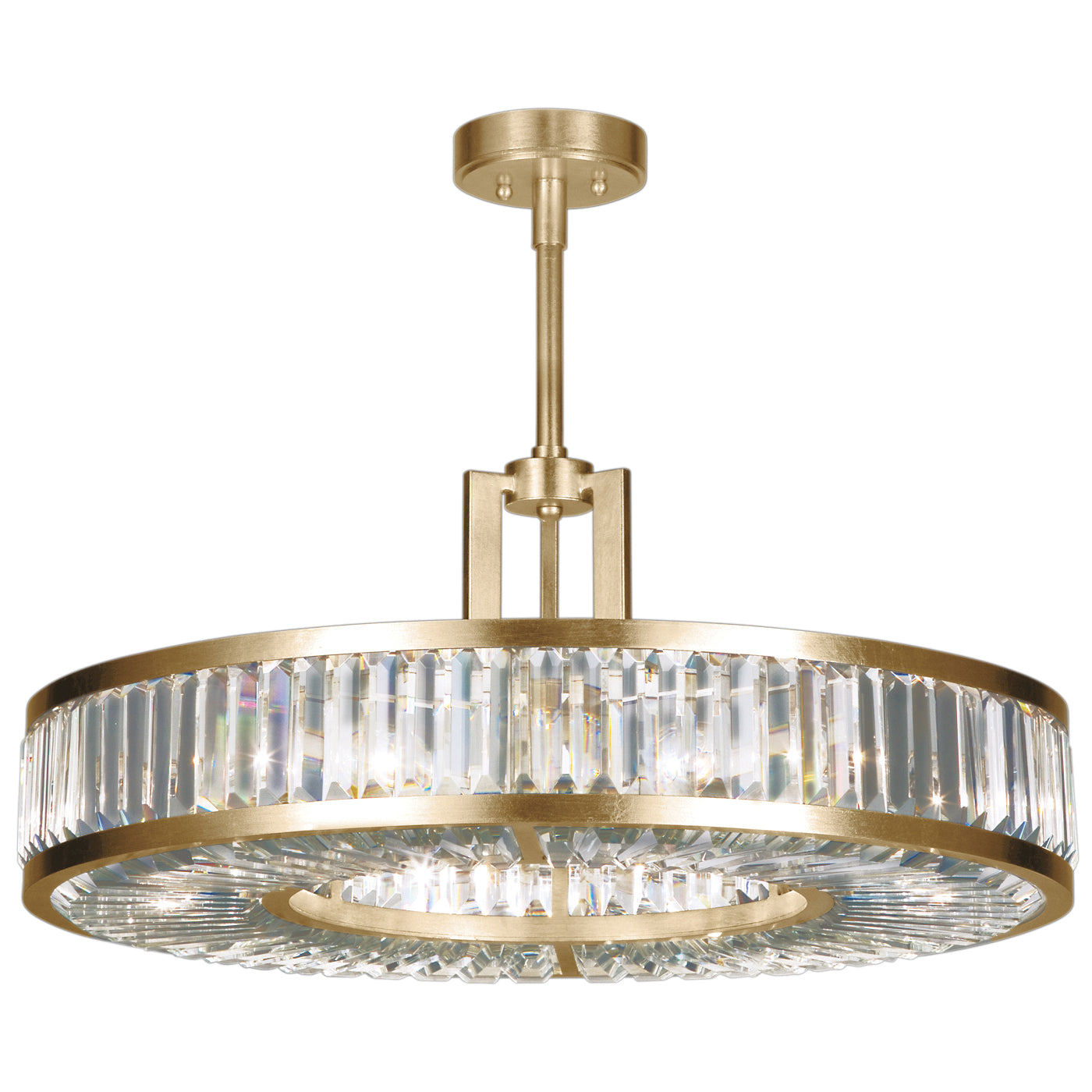 Fine Art Handcrafted Lighting - 815840-2ST - Six Light Pendant - Crystal Enchantment - Gold