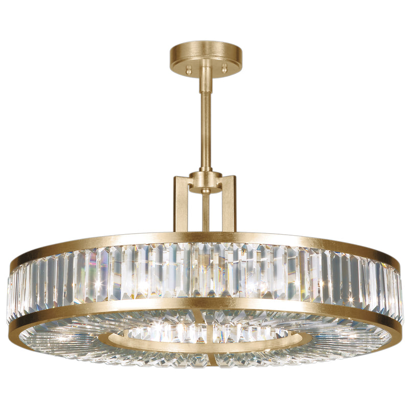 Fine Art Handcrafted Lighting - 815840-2ST - Six Light Pendant - Crystal Enchantment - Gold