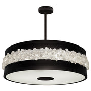 Fine Art Handcrafted Lighting - 876340-2ST - Three Light Pendant - Arctic Halo - Black