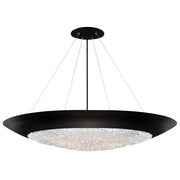 Fine Art Handcrafted Lighting - 876540-2ST - Three Light Pendant - Arctic Halo - Black