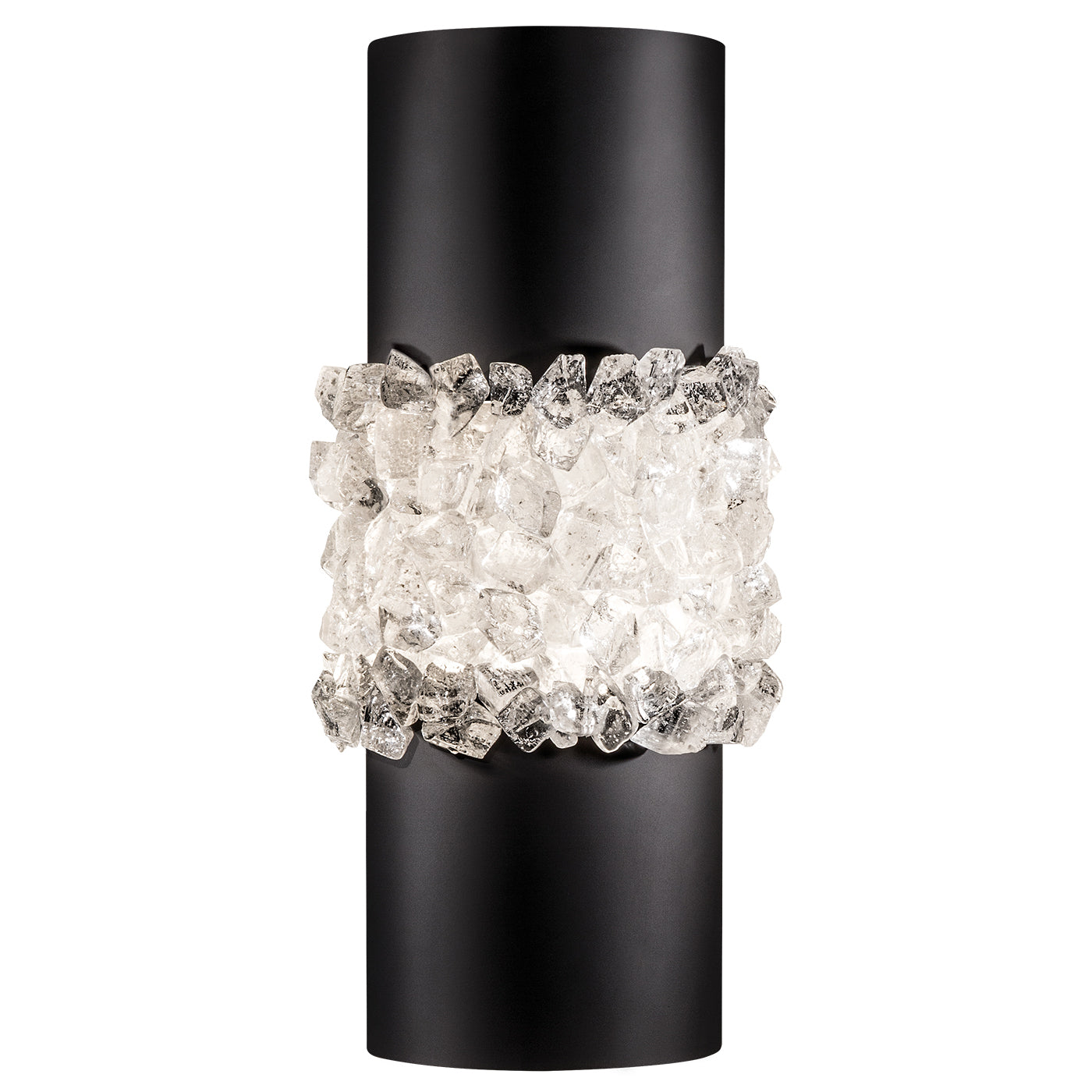 Fine Art Handcrafted Lighting - 876650-2ST - Two Light Wall Sconce - Arctic Halo - Black