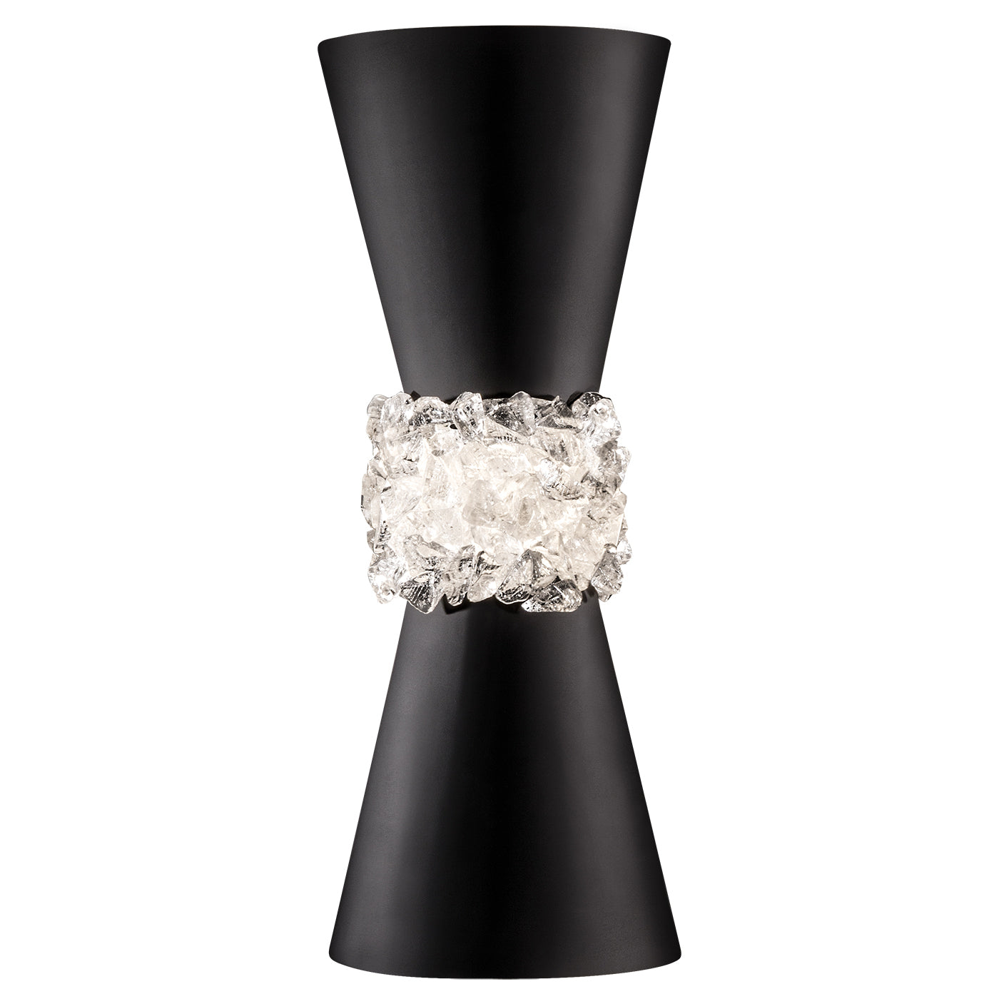 Fine Art Handcrafted Lighting - 876750-2ST - Two Light Wall Sconce - Arctic Halo - Black