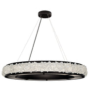Fine Art Handcrafted Lighting - 878040-2ST - 16 Light Pendant - Arctic Halo - Black
