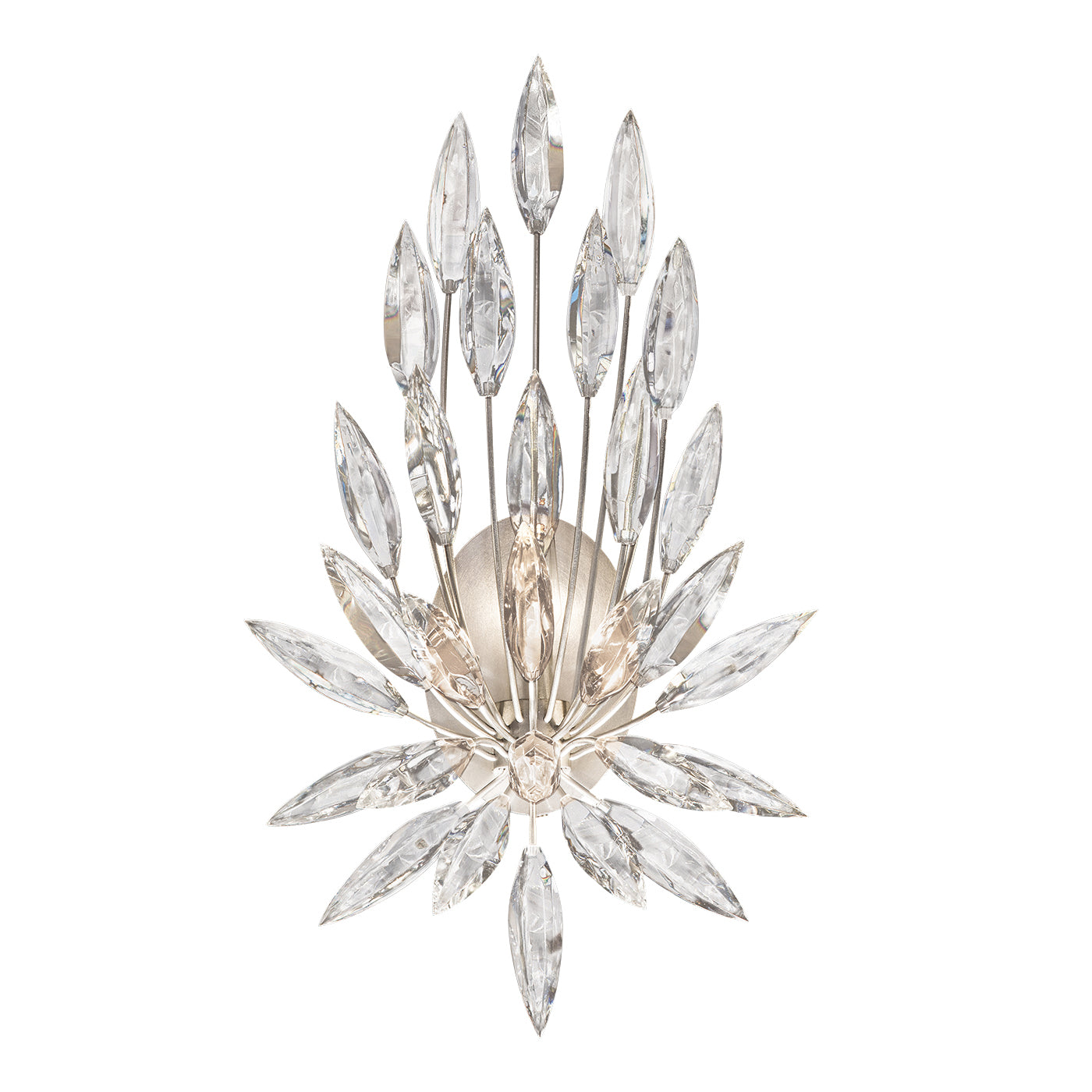Fine Art Handcrafted Lighting - 881850ST - One Light Wall Sconce - Lily Buds - Silver