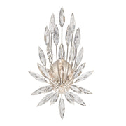 Fine Art Handcrafted Lighting - 881850ST - One Light Wall Sconce - Lily Buds - Silver