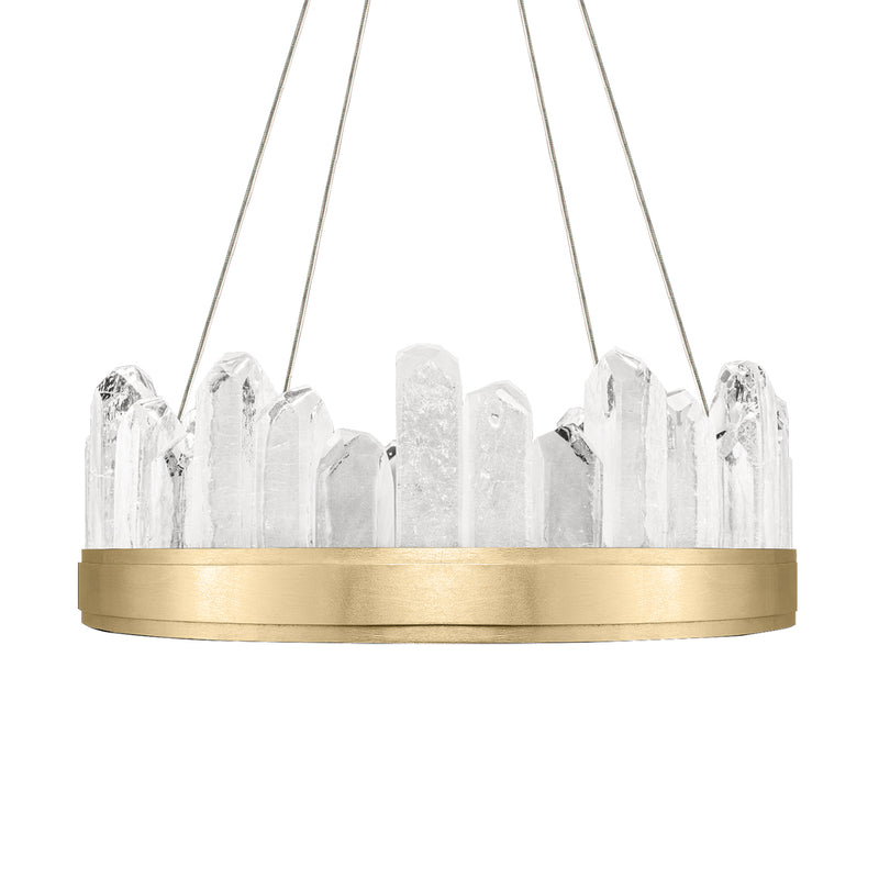 Fine Art Handcrafted Lighting - 888040-2ST - LED Pendant - Lior - Gold