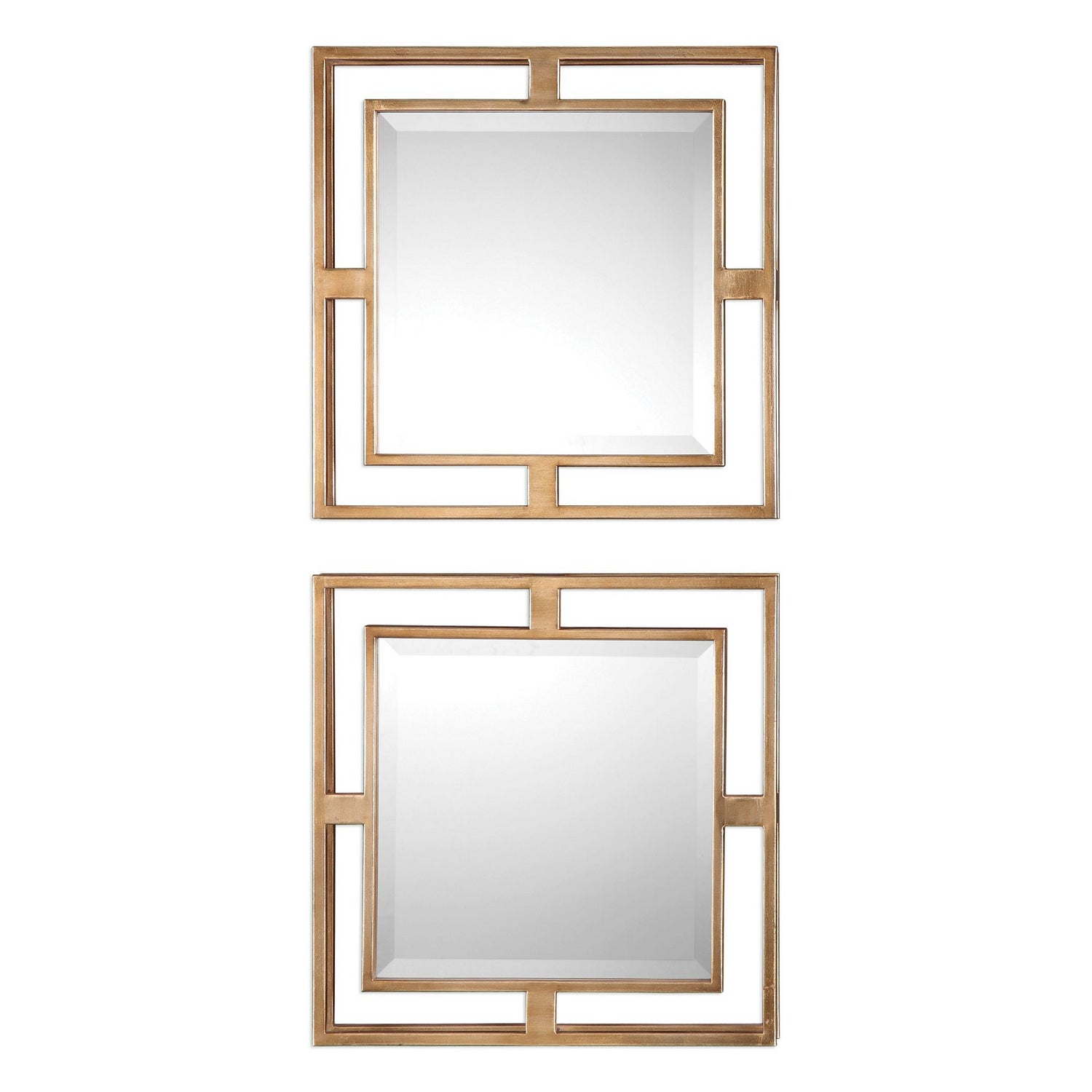 Uttermost - 09234 - Mirror, Set Of 2 - Allick - Antiqued Gold Leaf