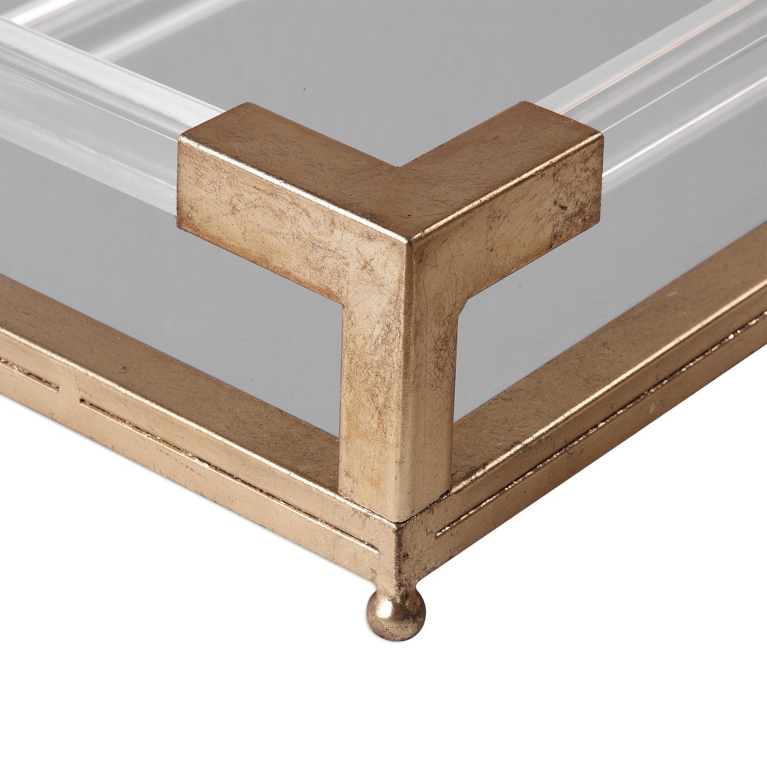 Uttermost - 18706 - Tray - Balkan - Antiqued Gold Leaf