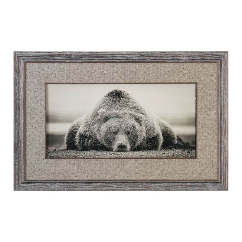 Uttermost - 33661 - Wall Art - Deep Sleep - Pine w/Heavy White Glaze