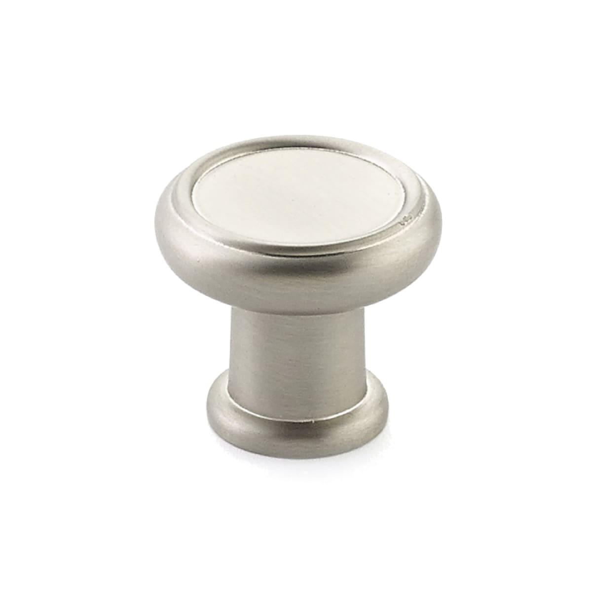 Schaub and Company - 78-15 - Steamworks 1-1/4" Contemporary Industrial Round Luxury Cabinet Knob / Drawer Knob in Satin Nickel