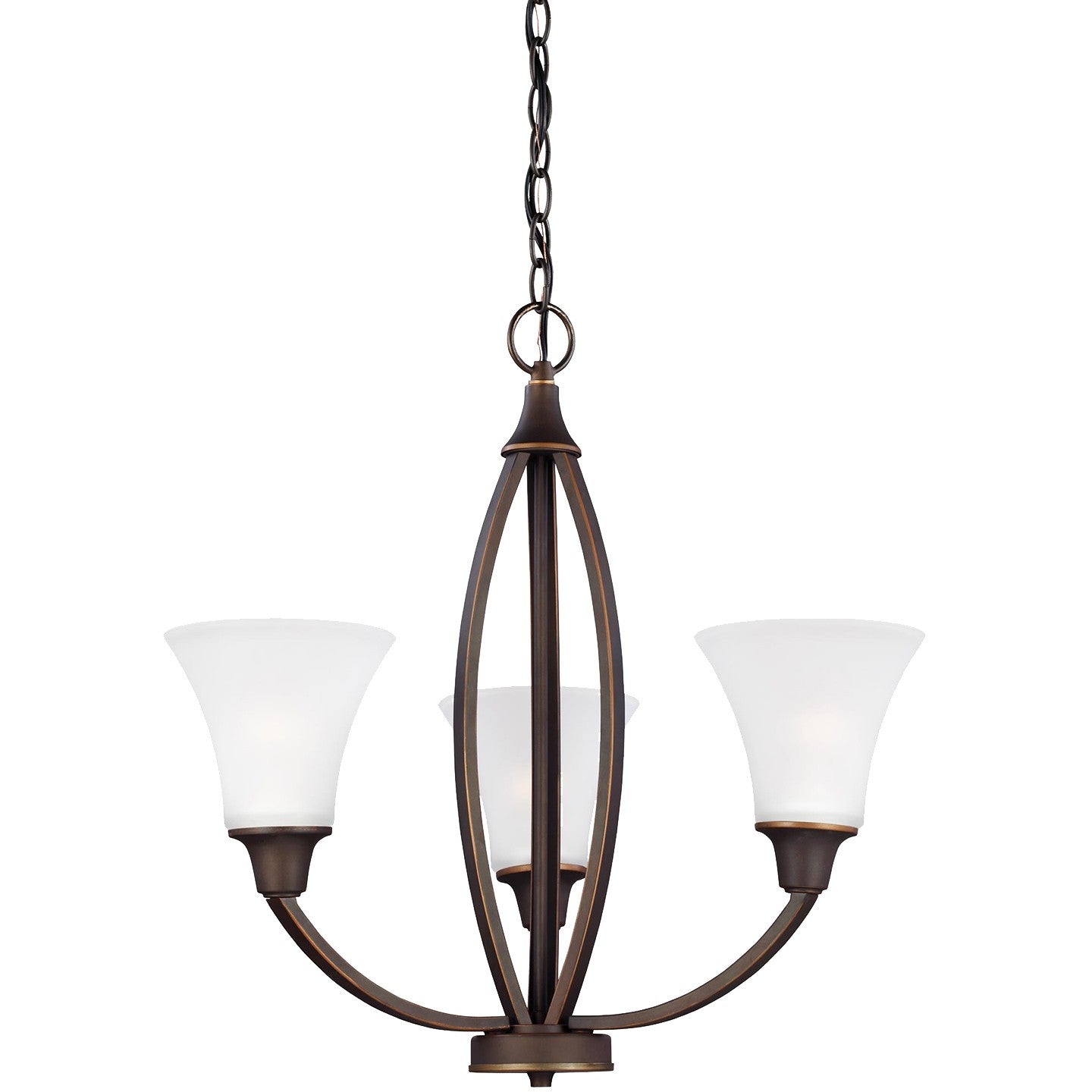 Generation Lighting - 3113203EN3-715 - Three Light Chandelier - Metcalf - Autumn Bronze