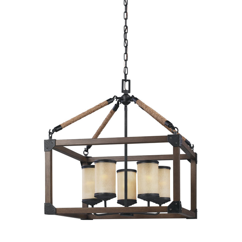 Generation Lighting - 3113305EN3-846 - Five Light Chandelier - Dunning - Stardust