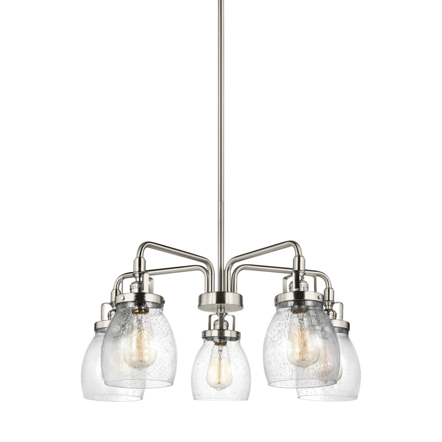 Generation Lighting - 3114505-962 - Five Light Chandelier - Belton - Brushed Nickel