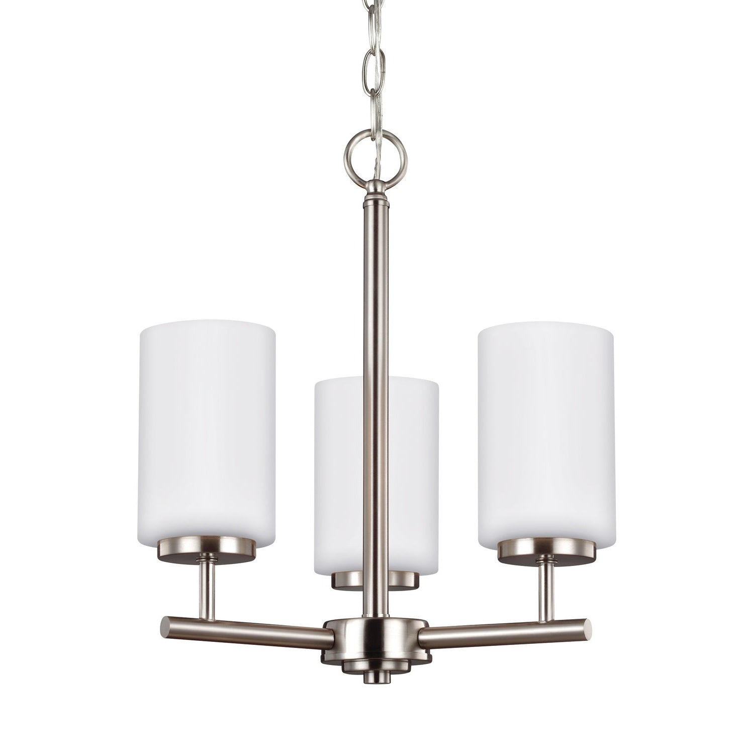 Generation Lighting - 31160-962 - Three Light Chandelier - Oslo - Brushed Nickel