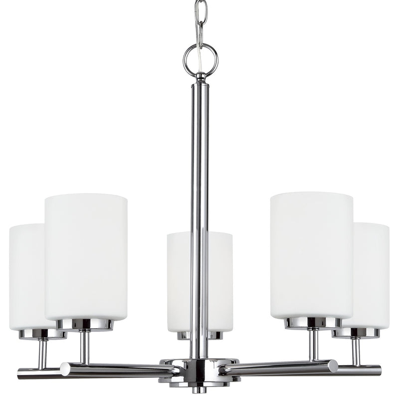 Generation Lighting - 31161EN3-05 - Five Light Chandelier - Oslo - Chrome