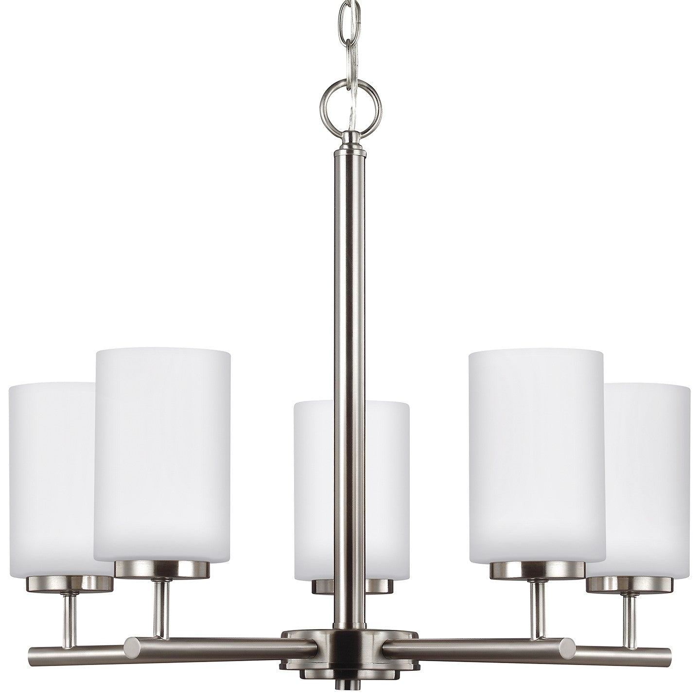 Generation Lighting - 31161EN3-962 - Five Light Chandelier - Oslo - Brushed Nickel