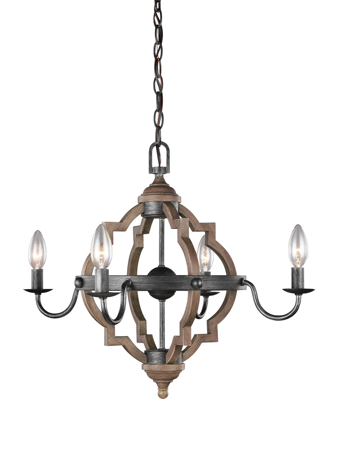 Generation Lighting - 3124904EN-846 - Four Light Chandelier - Socorro - Stardust