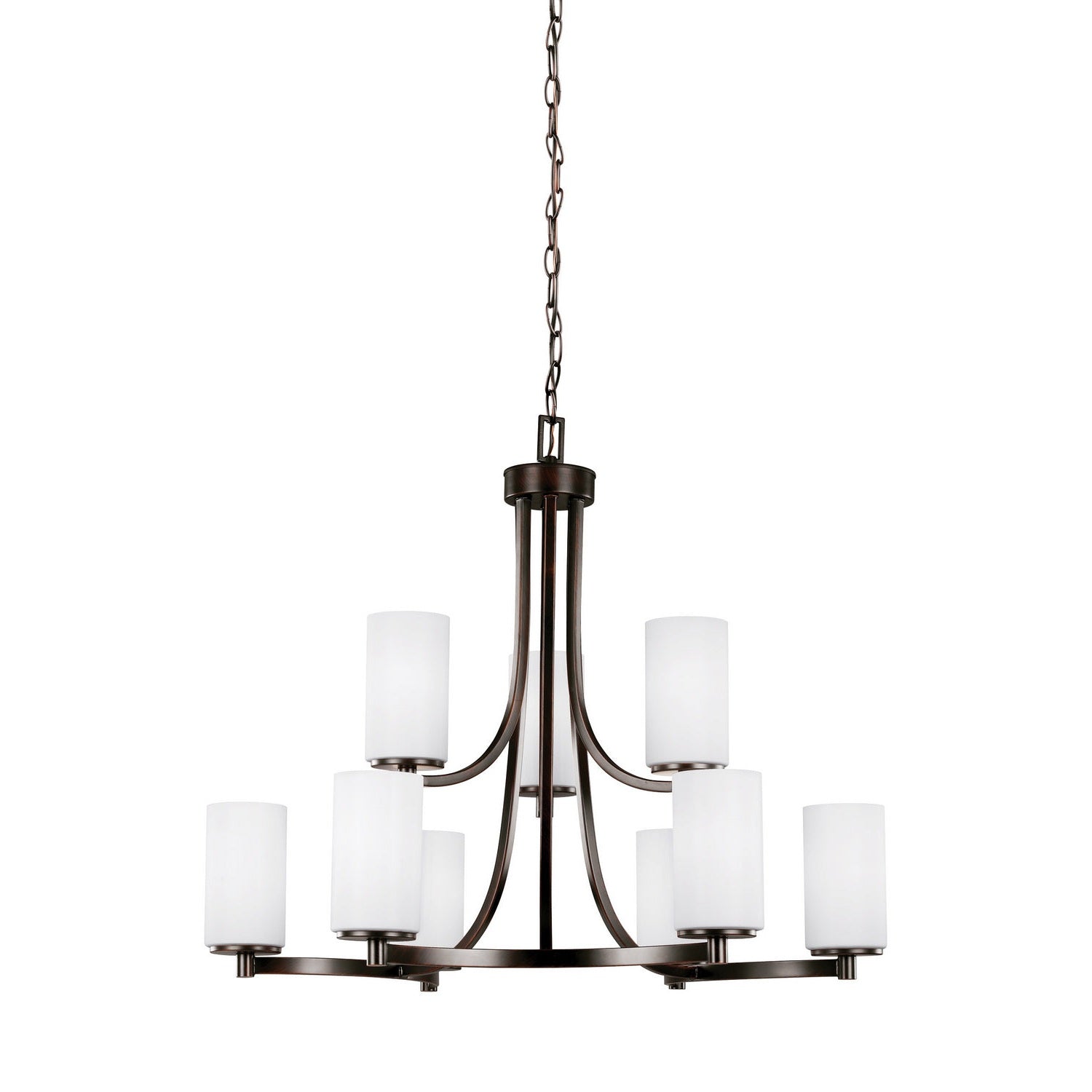 Generation Lighting - 3139109EN3-710 - Nine Light Chandelier - Hettinger - Bronze